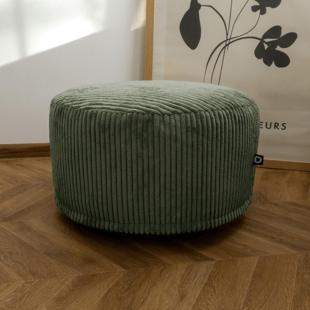 Pufa podnóżek MANCHESTER LN37 | oliwkow