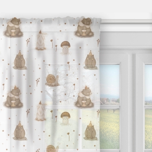 Firana dla dzieci FOREST FRIENDS wzór D259 | impreza zwierząt