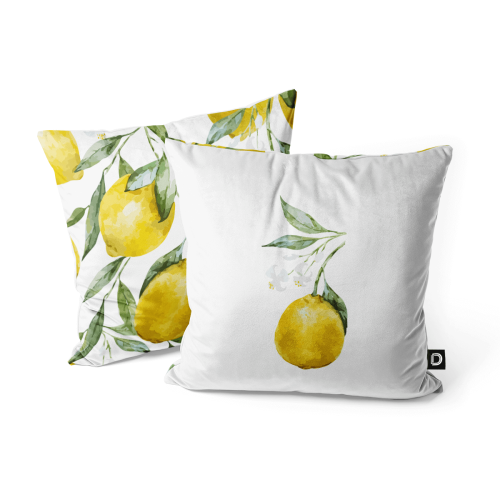 Poduszka dekoracyjna SUMMER wzór SM10 | cytryny