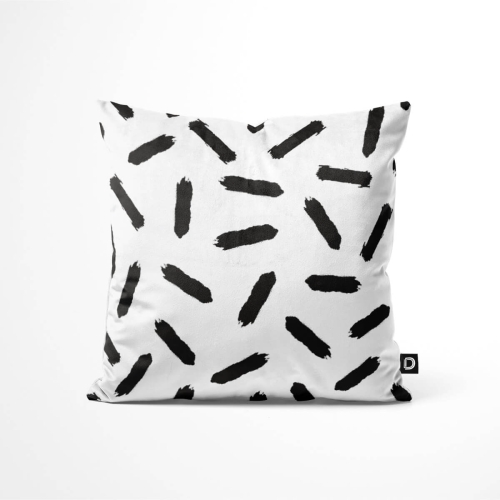 Poduszka dekoracyjna BLACK & WHITE wzór CB26 | konfetti
