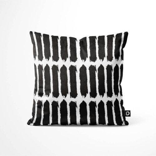 Poduszka dekoracyjna BLACK & WHITE wzór CB29 | kreseczki