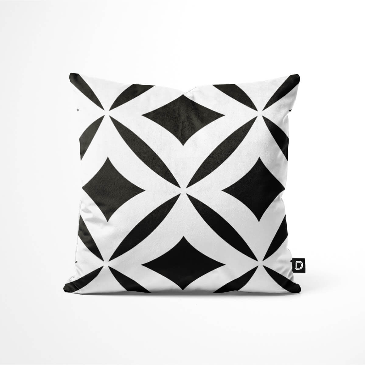 Poduszka dekoracyjna BLACK & WHITE wzór CB10 | geometryczne retro