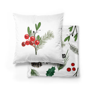 Poduszka WINTER wzór BN08 | ostrokrzew