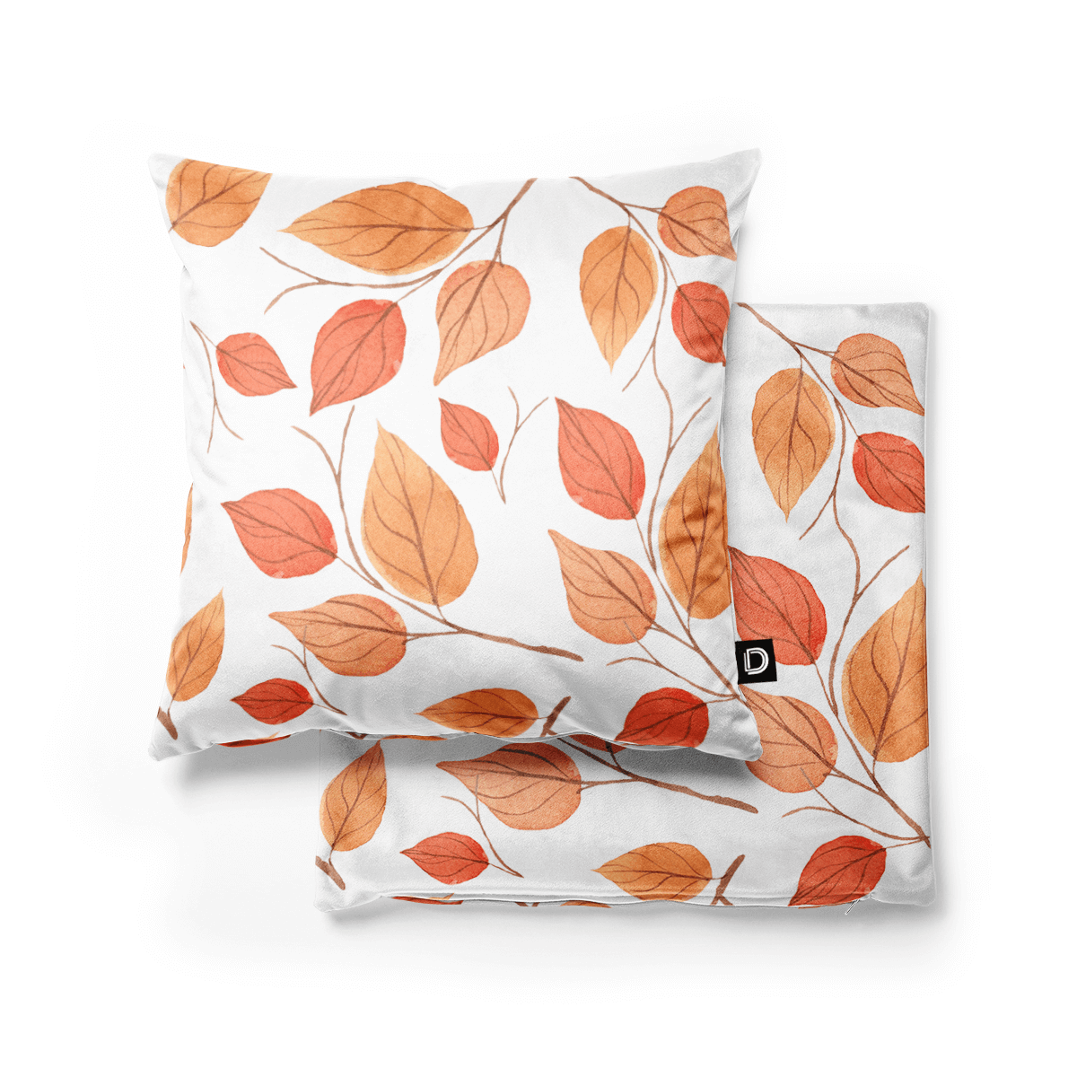 Poduszka AUTUMN wzór AT34 | pomarańczowe liście
