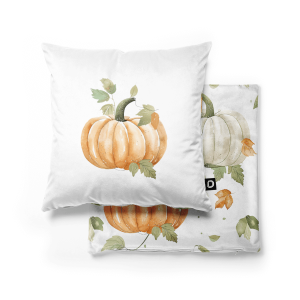 Poduszka dekoracyjna AUTUMN wzór AT38 | pomarańczowa dynia