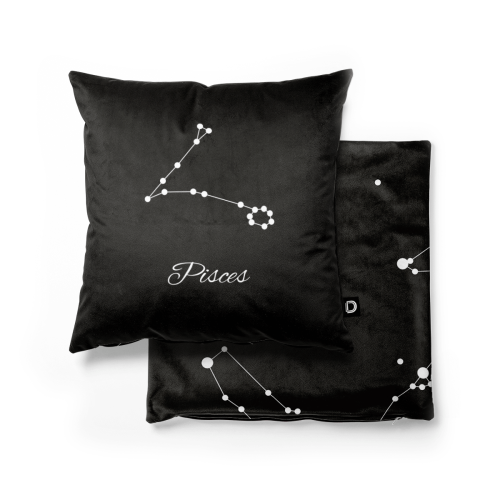 Poduszka GALAXY wzór Z24 | znak zodiaku - ryby