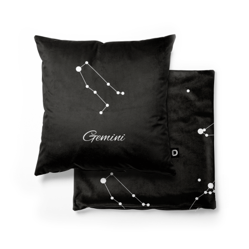 Poduszka GALAXY wzór Z15 | znak zodiaku - bliźnięta