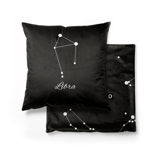 Poduszka GALAXY wzór Z19 | znak zodiaku - waga