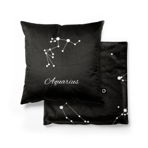 Poduszka GALAXY wzór Z23 | znak zodiaku - wodnik