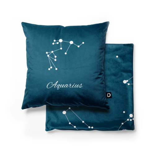 Poduszka GALAXY wzór Z35 | znak zodiaku - wodnik