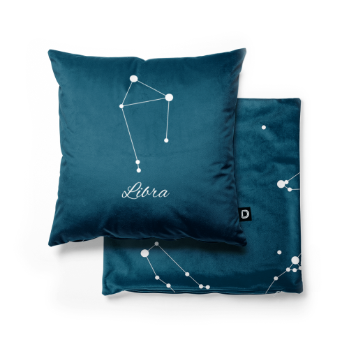 Poduszka GALAXY wzór Z31 | znak zodiaku - waga