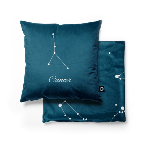 Poduszka GALAXY wzór Z28 | znak zodiaku - rak