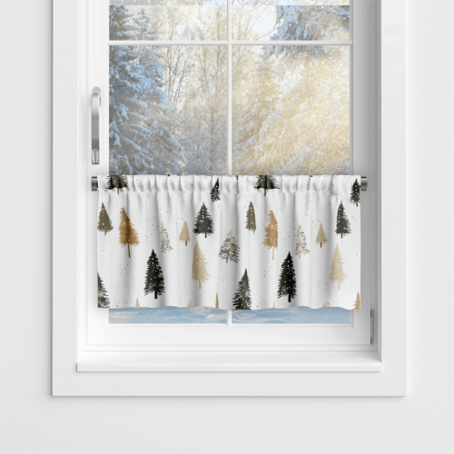Zazdrostka WINTER wzór BN86 | Minimalistyczne choinki