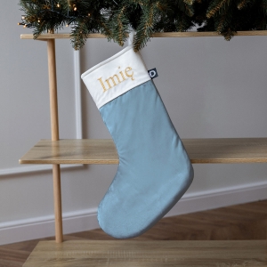 Skarpeta świąteczna VELVET VE2260 | błękitny