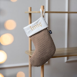 Skarpeta świąteczna MANCHESTER LN17 | brązowy