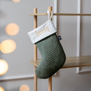 Skarpeta świąteczna MANCHESTER LN39 | ciemnozielony