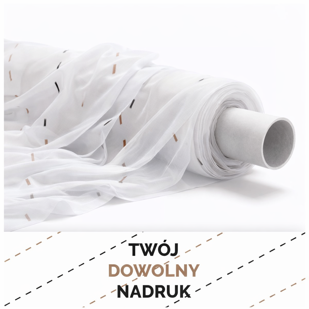 Tkanina GLAMOUR | woal drukowany na metry