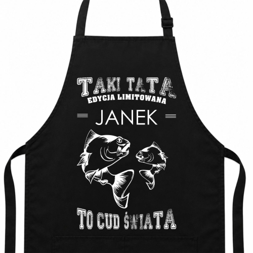 Fartuch dla Taty - Dzień Ojca wzór DT04 | ryby